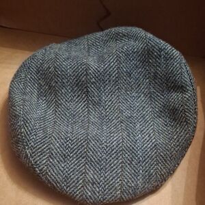 Stylish Gray Herringbone Stetson Cap